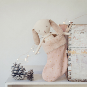 Bunny Angel in Stocking