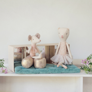 Dancing Cat and Mouse in Shoebox