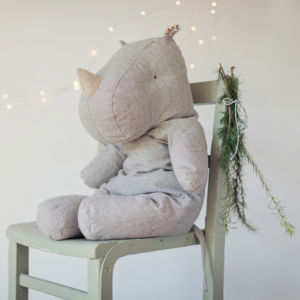 Safari Friends Medium Rhino - Grey